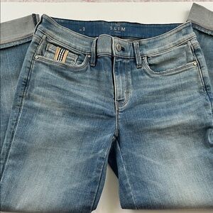 White House Black Market Women's Slim Fit Blue Jeans